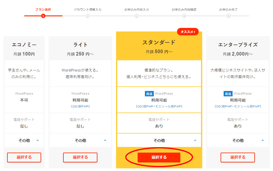 レンタルサーバー２