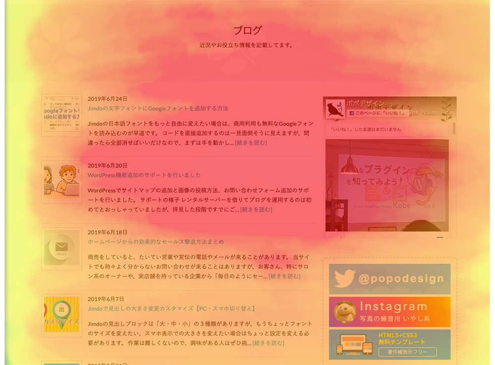 ヒートマップ解析ブログ部分