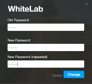 パスワードの変更