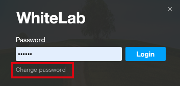 パスワードの変更