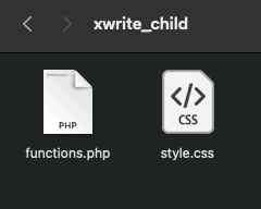 必要なファイルを作る