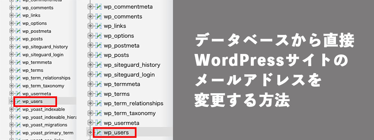 WordPressの管理者メールアドレスが変更出来ないときの修正方法